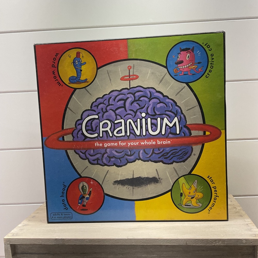 Cranium Board Game 1998 Original Edition The Game for Your Whole Brain Complete